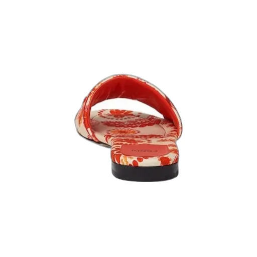 Sunshine Coral Bandana Printed Slides