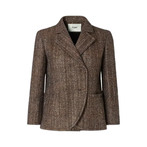 Rust Wool And Alpaca Jacket
