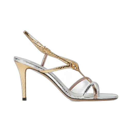Ffold High-Heeled Strappy Sandals