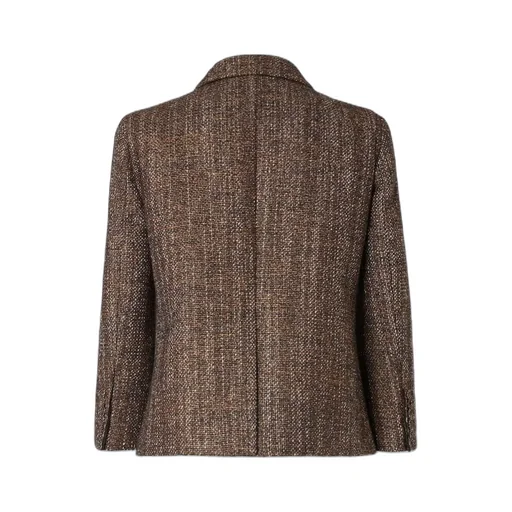 Rust Wool And Alpaca Jacket