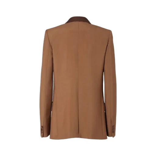 Brown Wool And Mohair Blazer