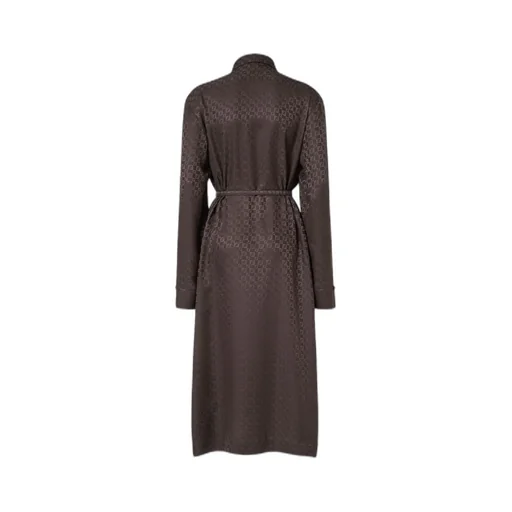 Ff Jacquard Silk Dress