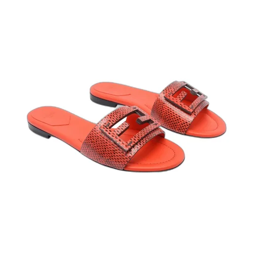 Baguette Logo Embossed Slides
