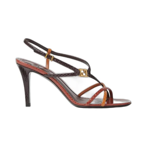 Ffold High-Heeled Strappy Sandals