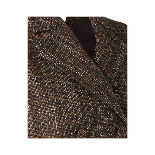 Rust Wool And Alpaca Jacket