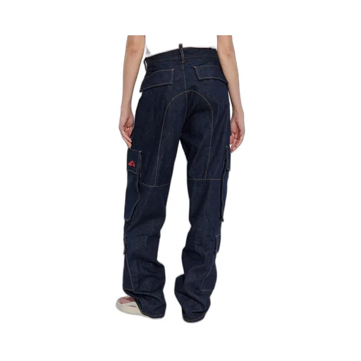 Icon Logo Embroidered Straight-Leg Jeans