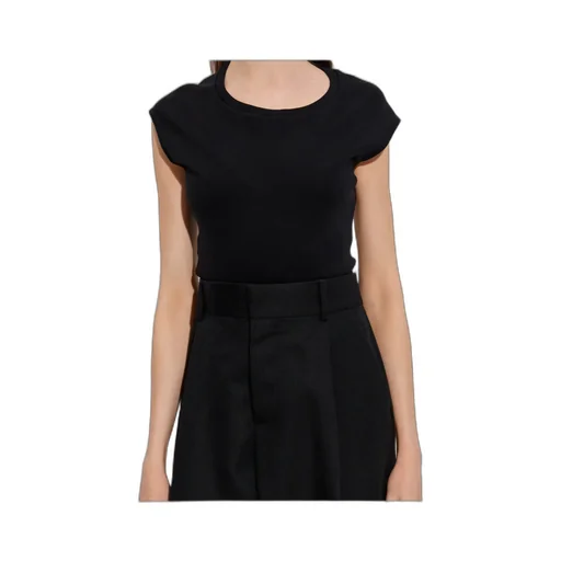 Wing-Sleeved Cropped Top