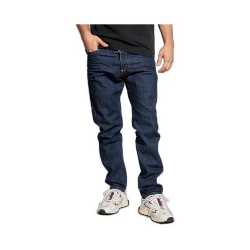 Logo Patch Slim-Fit Jeans