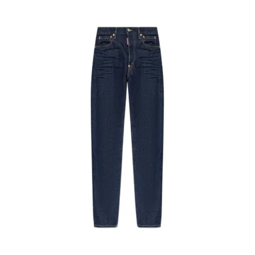 Logo Patch Slim-Fit Jeans