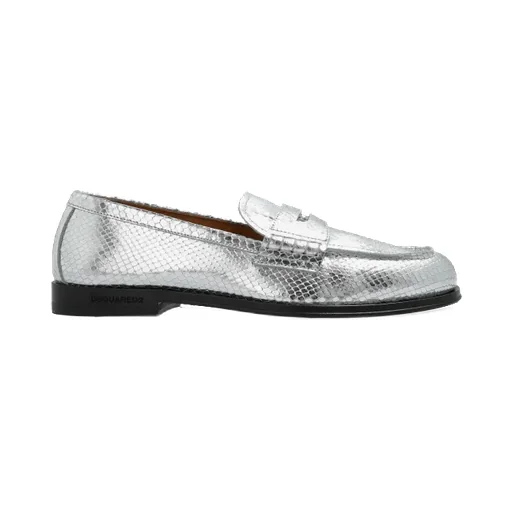 Round-Toe Slip-On Loafers