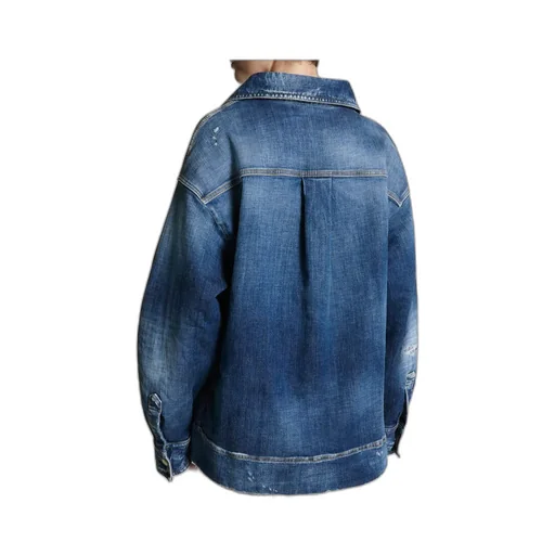 Distressed Denim Top