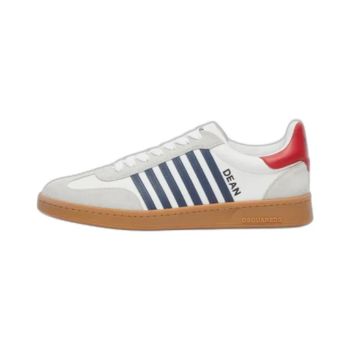 Striped Low-Top Sneakers