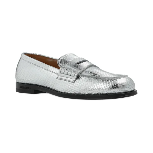 Round-Toe Slip-On Loafers
