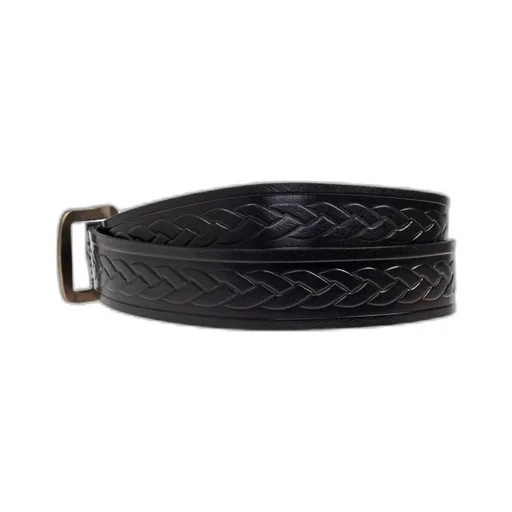 Distressed Buckled Belt