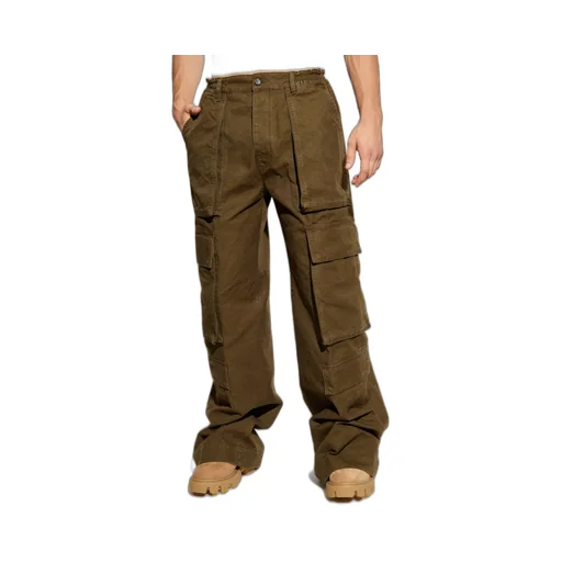 Icon Logo Embroidered Cargo Pants