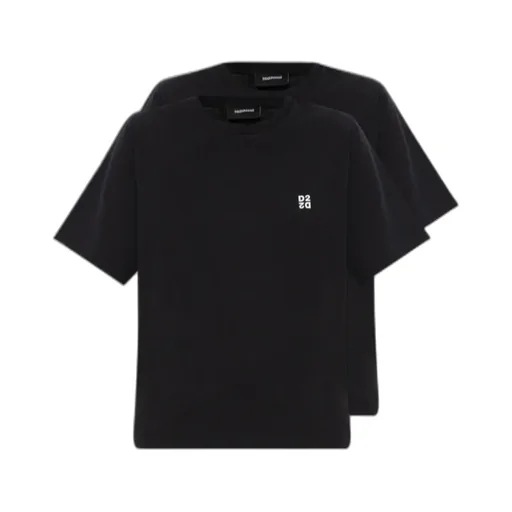 Pack Of Two Logo Printed Crewneck T-Shirt