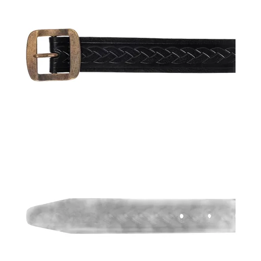 Distressed Buckled Belt