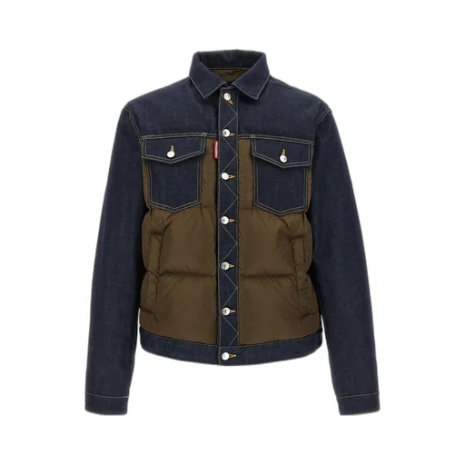 Hybrid Panelled Puffer Jacket