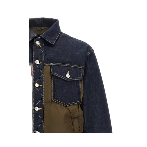 Hybrid Panelled Puffer Jacket