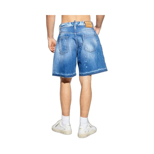 Distressed Denim Boxer Shorts