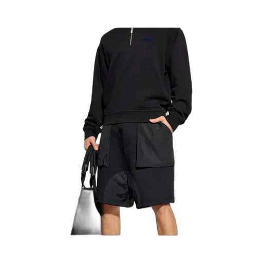 Drawstring Elastic Waist Shorts