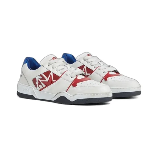 Spiker Logo Printed Vintage Finish Sneakers