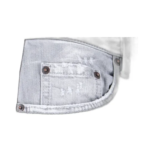 Straight Leg Distressed Jeans