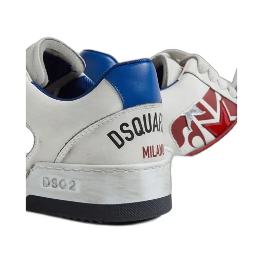 Spiker Logo Printed Vintage Finish Sneakers