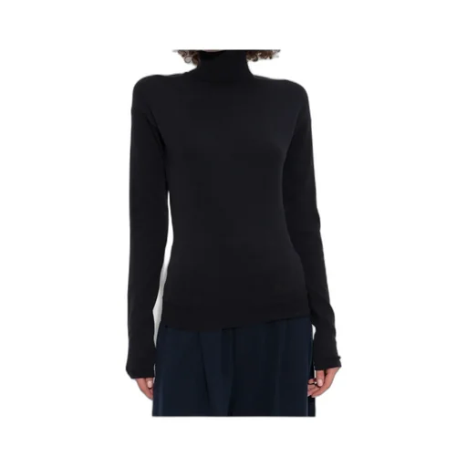 Logo Embroidered High Neck Jumper