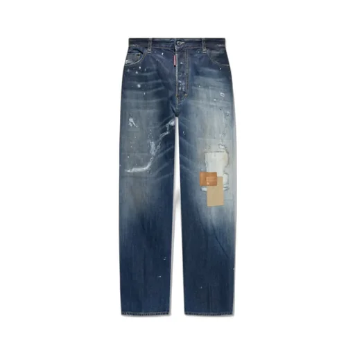 Medium Pressed Sand Scared Wash Cool Guy Distressed Jeans