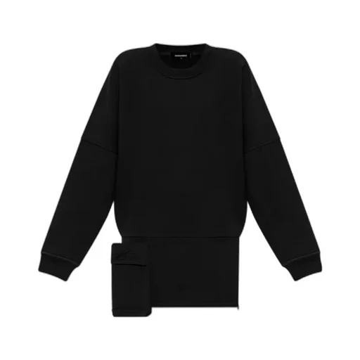 Pocket Detailed Long Sleeved Dress