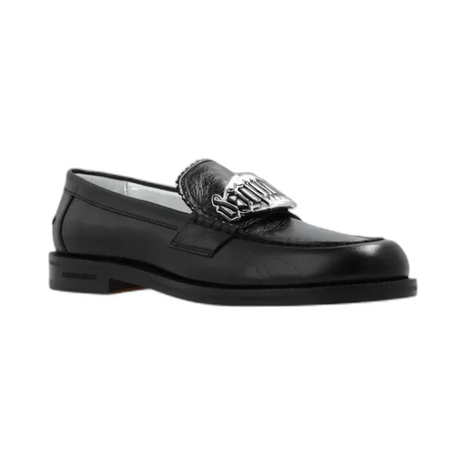 Logo-Plaque Slip-On Loafers