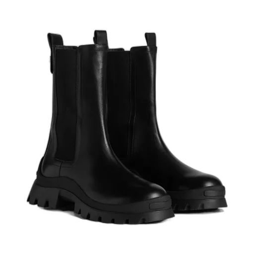 D2 Statement Chunky-Sole Ankle Boots