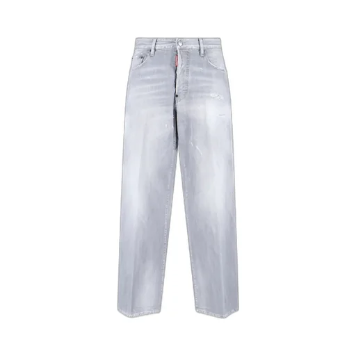 Straight Leg Distressed Jeans