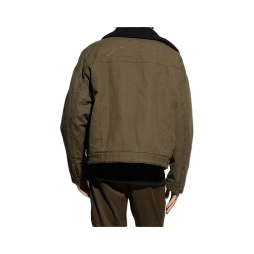 Logo-Embroidered Buttoned Jacket