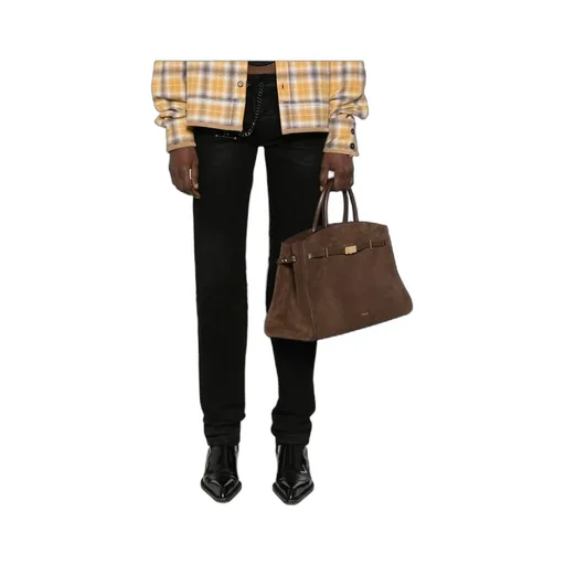 Chain Detailed Slim Fit Jeans