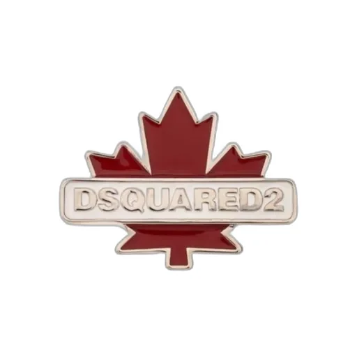 Logo Engraved Leaf Shape Brooch