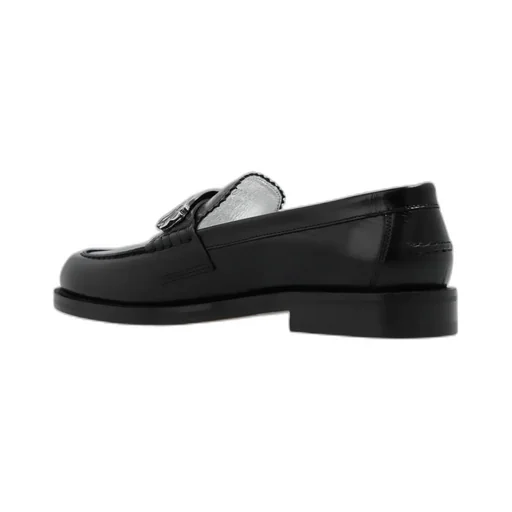 Logo-Plaque Slip-On Loafers