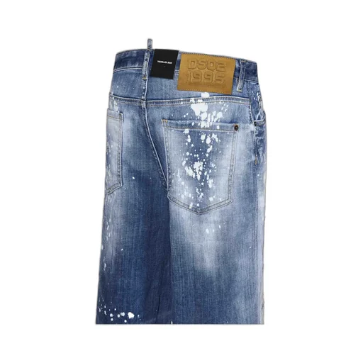 Straight Leg Distressed Jeans