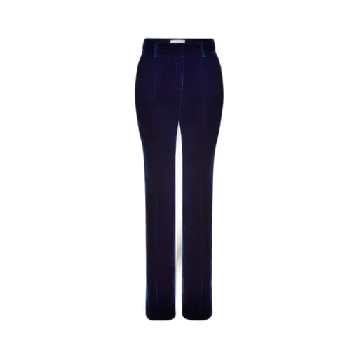 Fluid Velvet Straight Pants