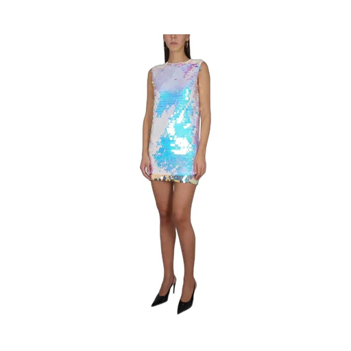 Sequin Embellished Sleeveless Dress