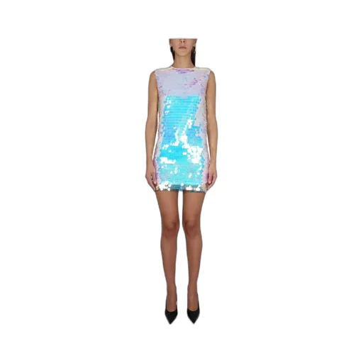 Sequin Embellished Sleeveless Dress