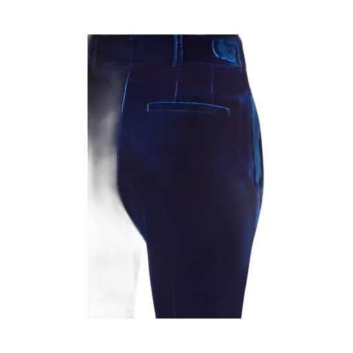 Fluid Velvet Straight Pants