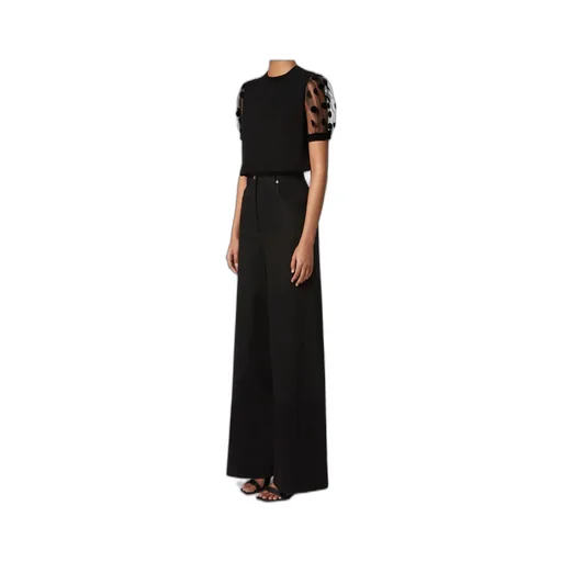 Wide-Leg Flared Pants