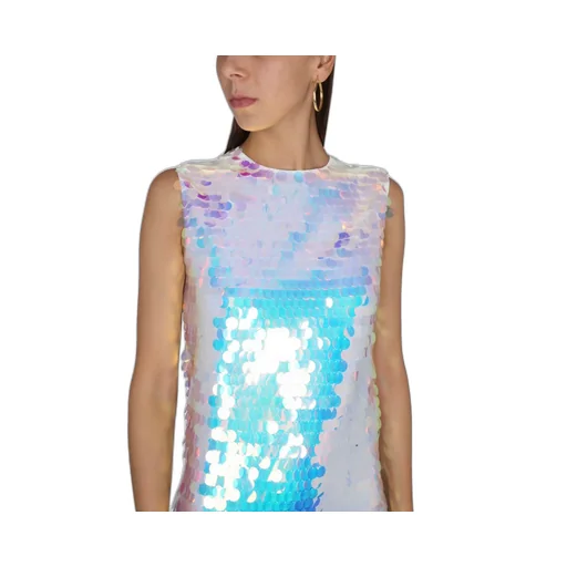 Sequin Embellished Sleeveless Dress