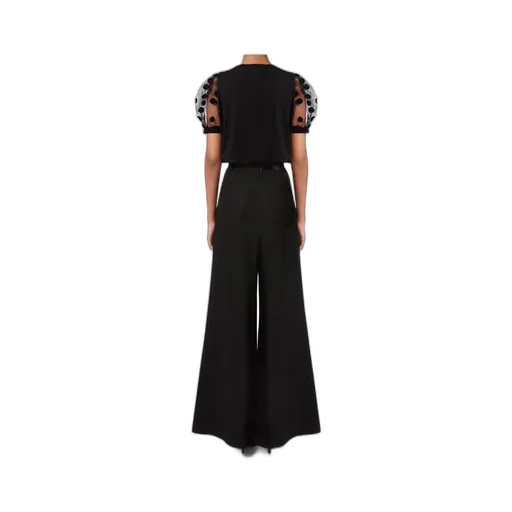 Wide-Leg Flared Pants