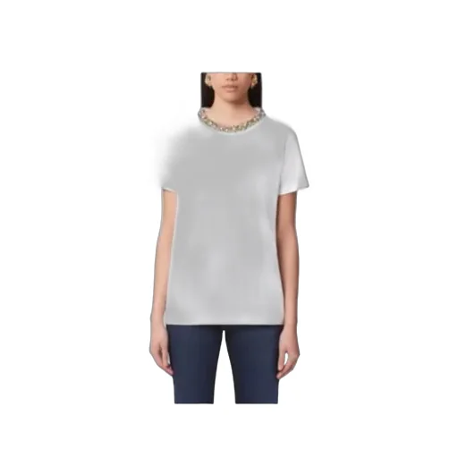 Embellished Collar T-Shirt