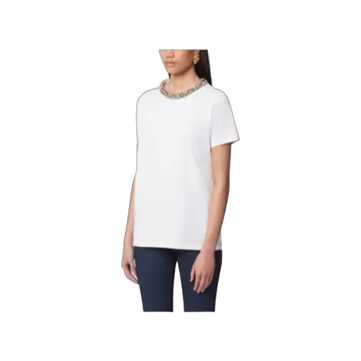 Embellished Collar T-Shirt
