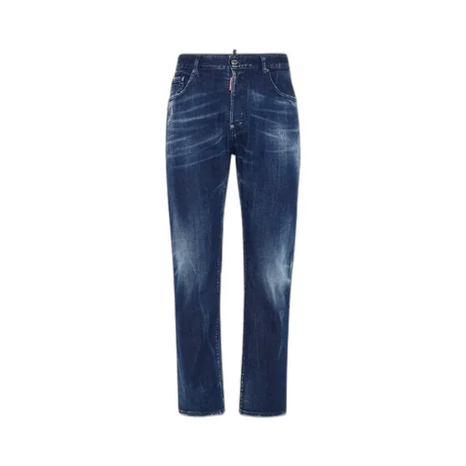 Straight Leg Distressed Jeans