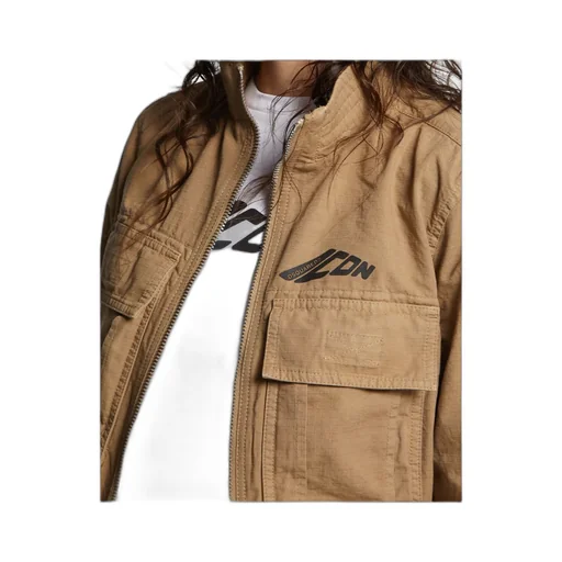 Stand Up Collar Short Jacket